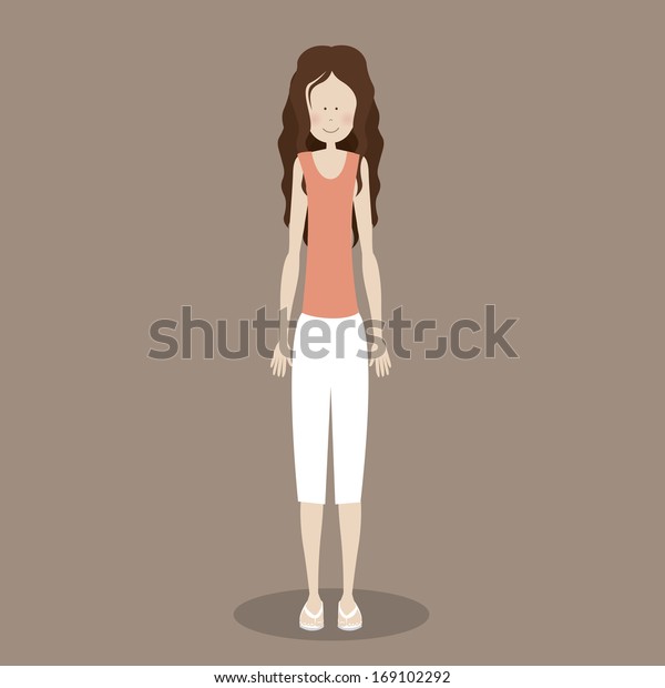 Human Silhouette Over Gray Background Vector Stock Vector (Royalty Free ...