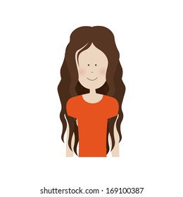 human silhouette over white background vector illustration