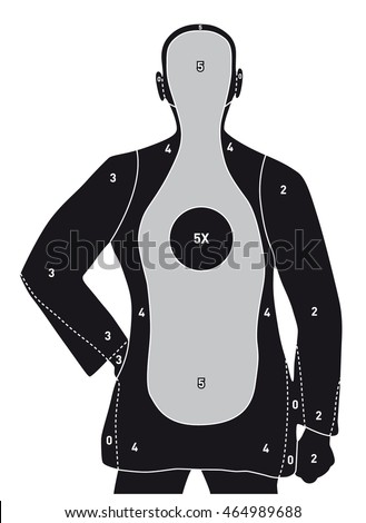 Obsessed image in printable human silhouette targets Genius image in printable human silhouette targets