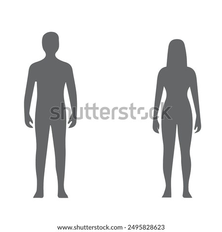 Human Silhouette Vector eps 10