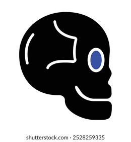 Human skeleton icon, Vector graphics