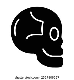 Human skeleton icon ,Vector graphics