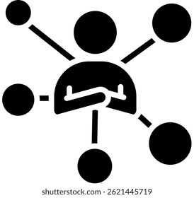 Human Skills Icon Glyph Vector Illustration