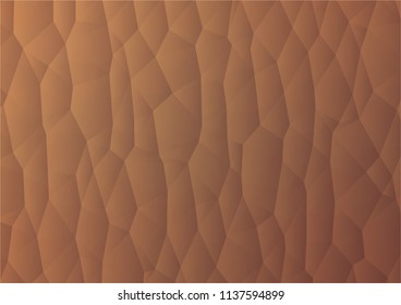 human skin polygonal illustration