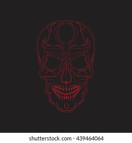 human skull 