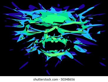human skull