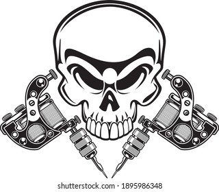 Human Skull Crossed Pipe Wrenches Stock Vector (royalty Free) 1128115745