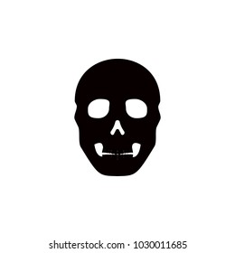 human skull icon. Detailed icon of parts of human organs icon. Premium quality graphic design. One of the collection icon for websites, web design, mobile app on white background