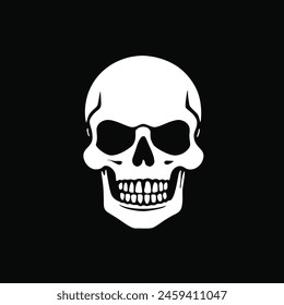 Human skull icon vector illustration