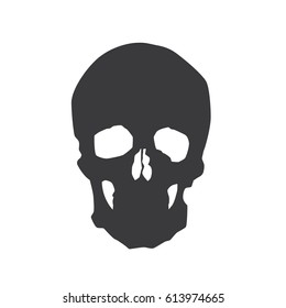 Human skull icon, vector illustration design. Medicine and health care objects.