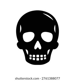 Human Skull Skeleton Vector Icon