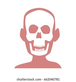 human skull skeleton x-ray medicine test