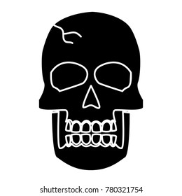 Human skull symbol