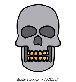Human skull symbol