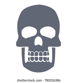 Human skull symbol