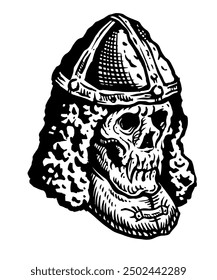 human skull vector, for clothing design, tattoos, logos, etc.