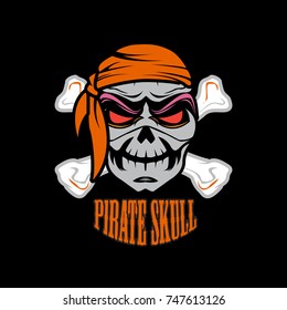 human skull vector illustration