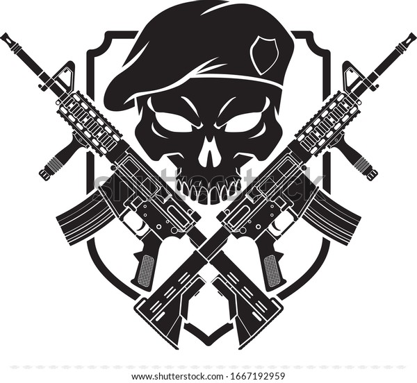 794 Skull Beret Vector Images, Stock Photos & Vectors | Shutterstock