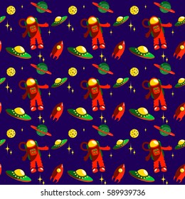 Human in space pattern