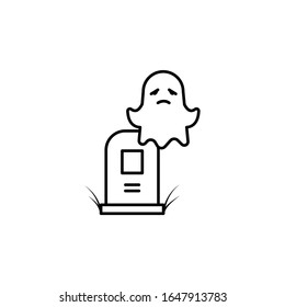 human spirit line illustration icon on white background