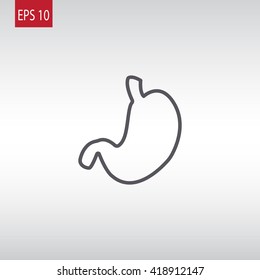 Human stomach icon