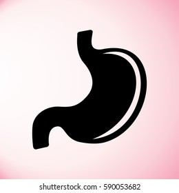 Human stomach icon