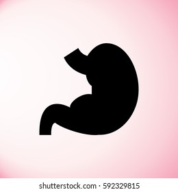 Human stomach icon