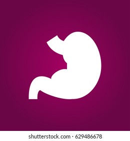 Human stomach icon