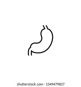 human stomach icon vector illustration 