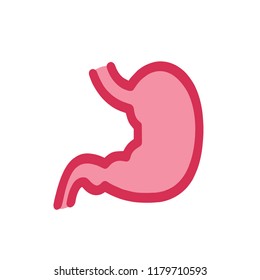 Human stomach. vector illustration.