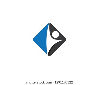 Human success logo icon