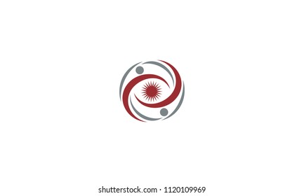human success star logo vector icon