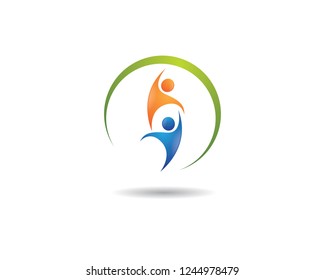 Human success vector icon