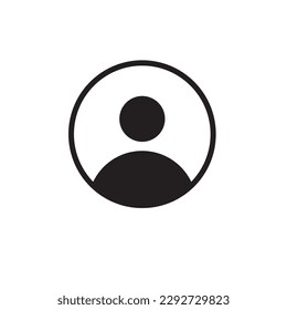 human symbol human icon black and white profile picture icon