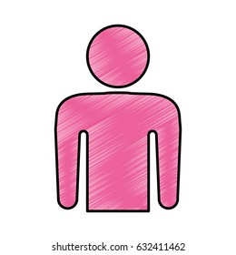 Human symbol pictogram