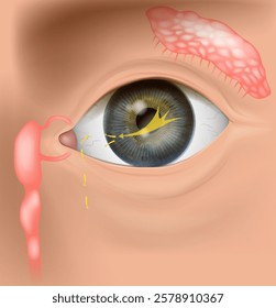 Human Tear Drainage System Anatomy. Lacrimal Apparatus and Tear Flow Pathway. Tear Duct Anatomy and Function Diagram. How Tears Flow