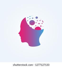 Human Tech icons templates, vector logo technology for business corporate, elements, illustration