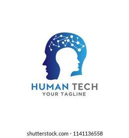 Human Tech logo illustration.