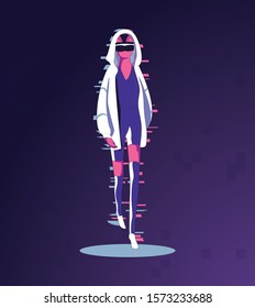 human technological character digital people