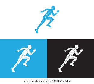 Human Technology logo design eps 