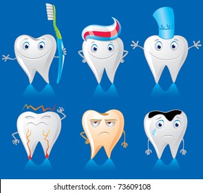 Human Teeth Characters