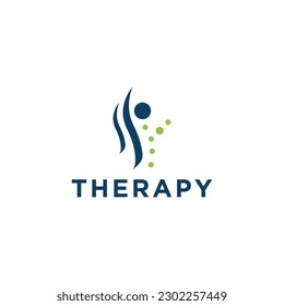  Human therapy logo. simple icon, template design
