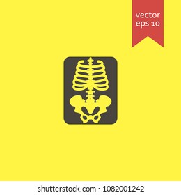 human thorax. human thorax icon. sign design. Vector EPS 10.