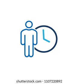 Human Time Logo Icon Design