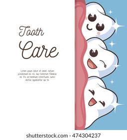 human tooth character icon vector illustration graphic