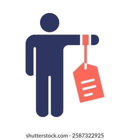 Human Trafficking Icon Element For Design