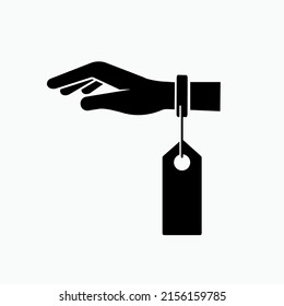 Human Trafficking Icon. Modern Slavery Symbol - Vector.