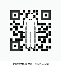 Human Trafficking Icon. Modern Slavery Symbol - Vector.