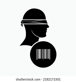 Human Trafficking Icon Modern Slavery Symbol Stock Vector (Royalty Free ...