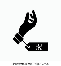 Human Trafficking Icon. Modern Slavery Symbol  - Vector.